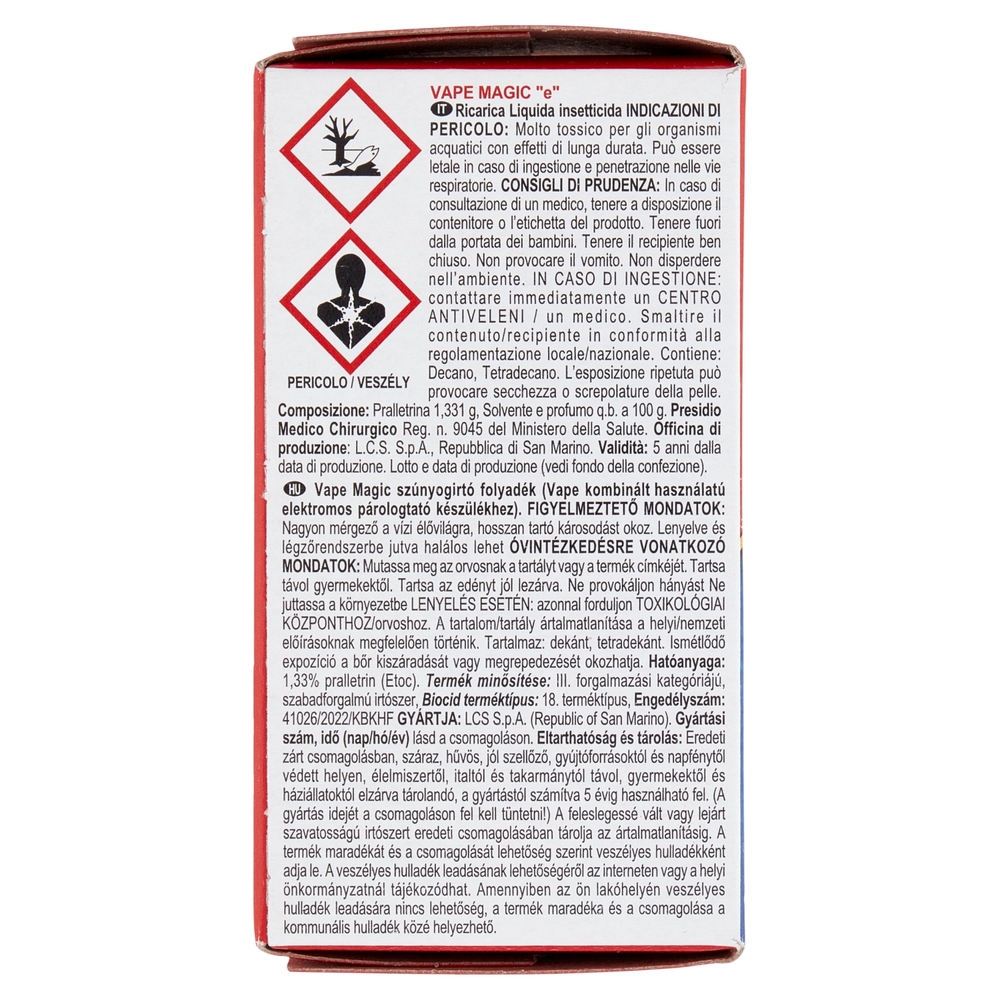 VAPE Liquido Classic Ricarica 36 ml